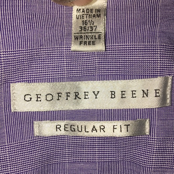 Geoffrey Beene Men’s Regular Fit Dress Shirt - Picture 4 of 5